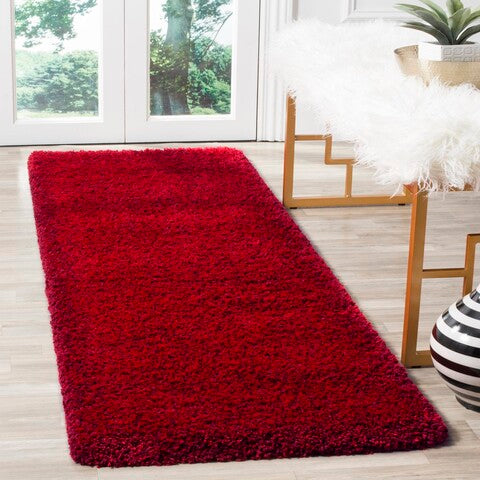 safavieh clearance santa monica shag sgn725 4040 red rug