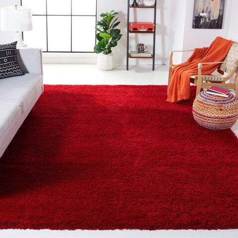 safavieh clearance santa monica shag sgn725 4040 red rug