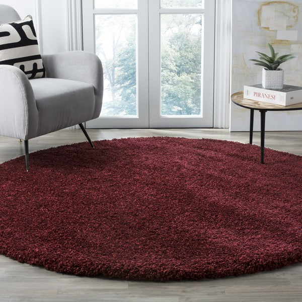 safavieh clearance santa monica shag sgn725 4242 maroon rug