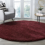 safavieh clearance santa monica shag sgn725 4242 maroon rug