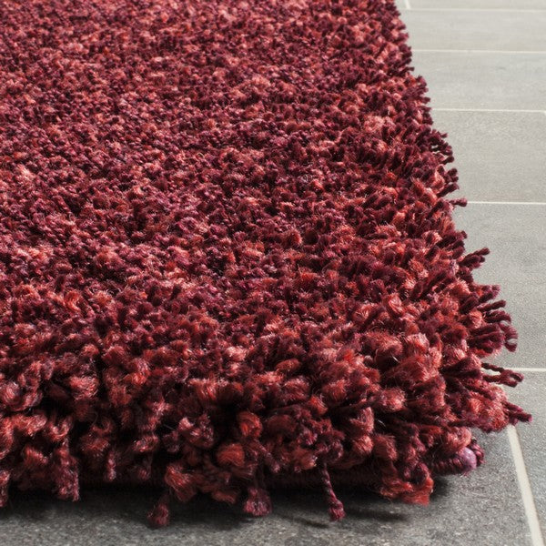 safavieh clearance santa monica shag sgn725 4242 maroon rug