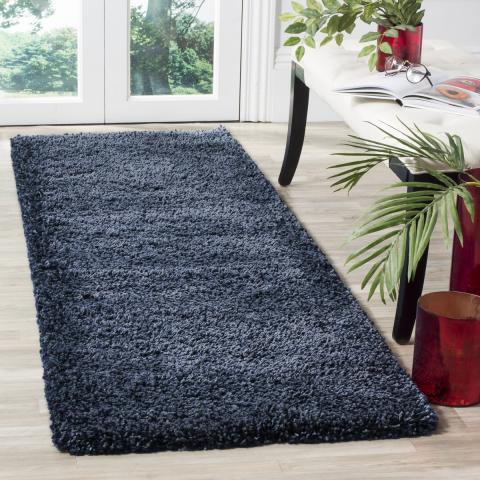 Safavieh Clearance Santa Monica Shag SGN725-7070 Navy Rug