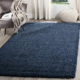 Safavieh Clearance Santa Monica Shag SGN725-7070 Navy Rug