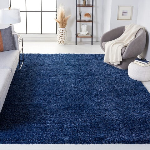 Safavieh Clearance Santa Monica Shag SGN725-7070 Navy Rug