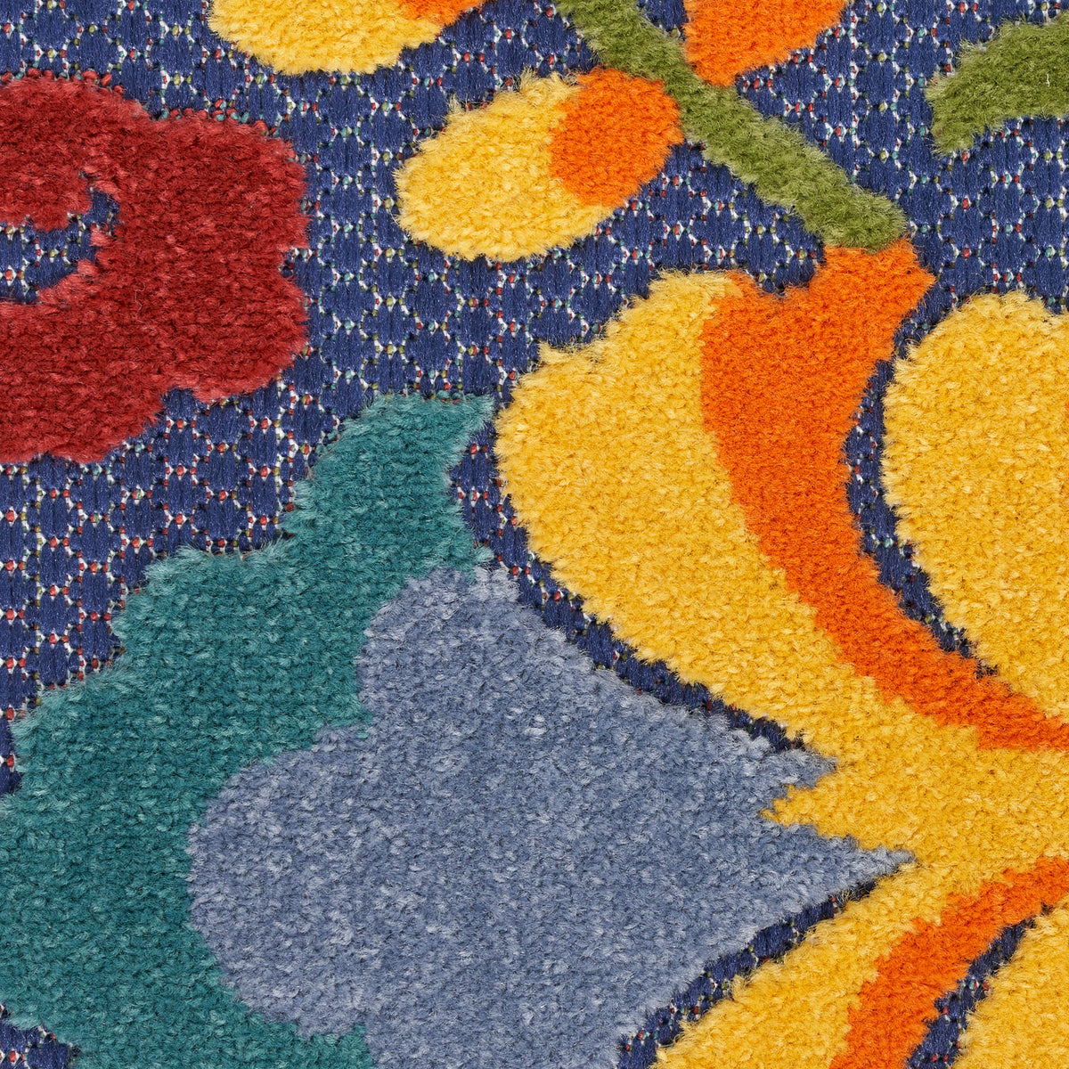 nourison aloha alh17 navy multicolor rug