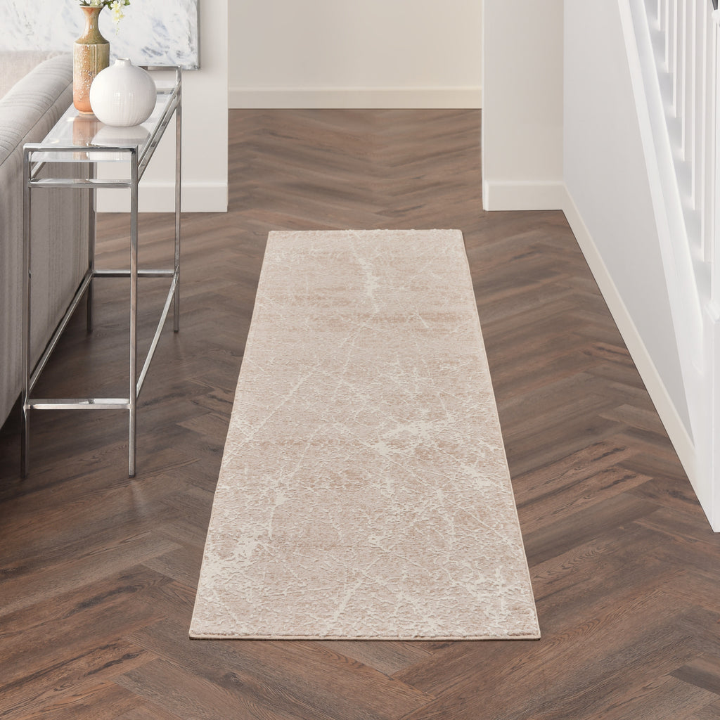 nourison exhale exl02 mocha ivory rug