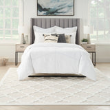 nourison easy care nes01 ivory white rug