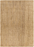 Hauteloom Shippagan SHPPG Tan Woven/Flatwoven Jute Rug