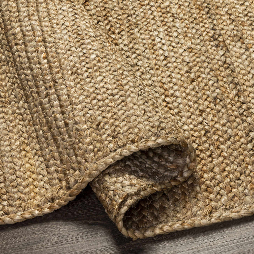 Hauteloom Shippagan SHPPG Tan Woven/Flatwoven Jute Rug