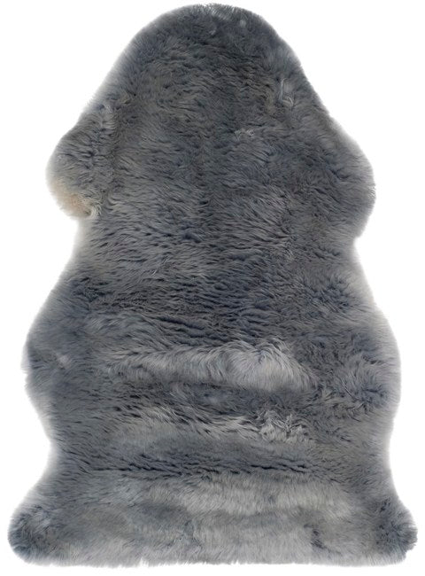 safavieh clearance sheep skin shs121b steel blue rug