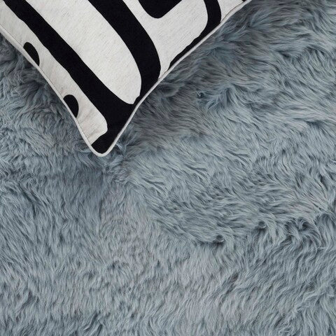 safavieh clearance sheep skin shs121b steel blue rug
