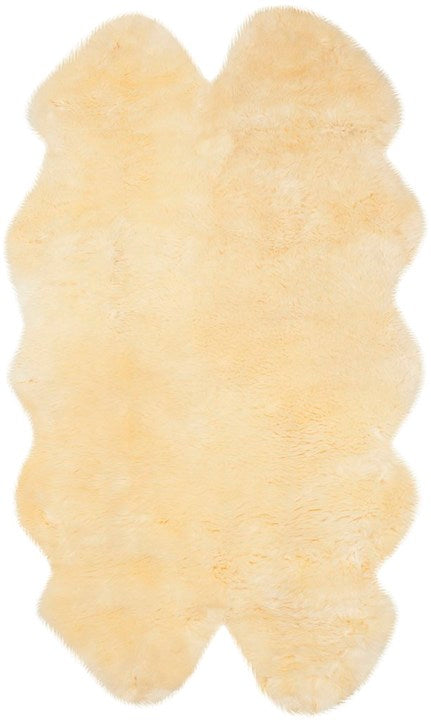 safavieh clearance sheep skin shs121h champagne rug