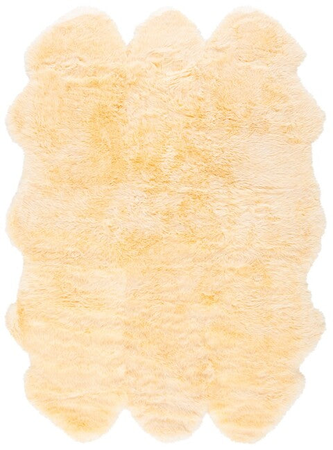 safavieh clearance sheep skin shs121h champagne rug