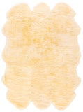 safavieh clearance sheep skin shs121h champagne rug