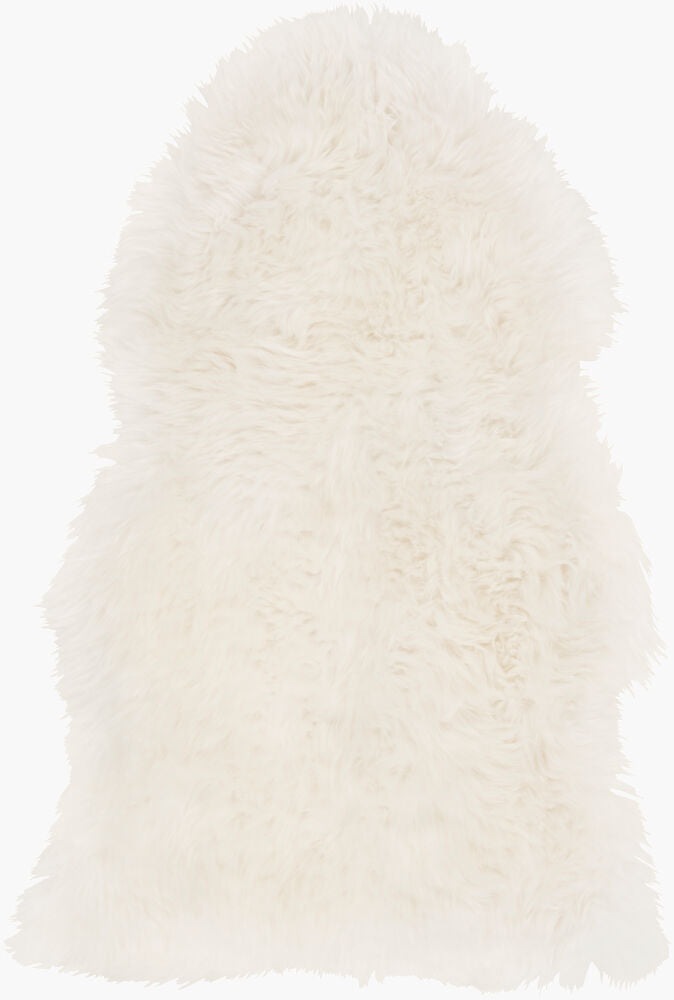 surya sheepskin shs 9600 ivory rug