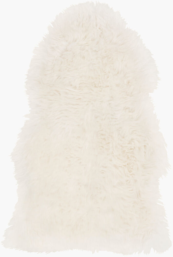 surya sheepskin shs 9600 ivory rug