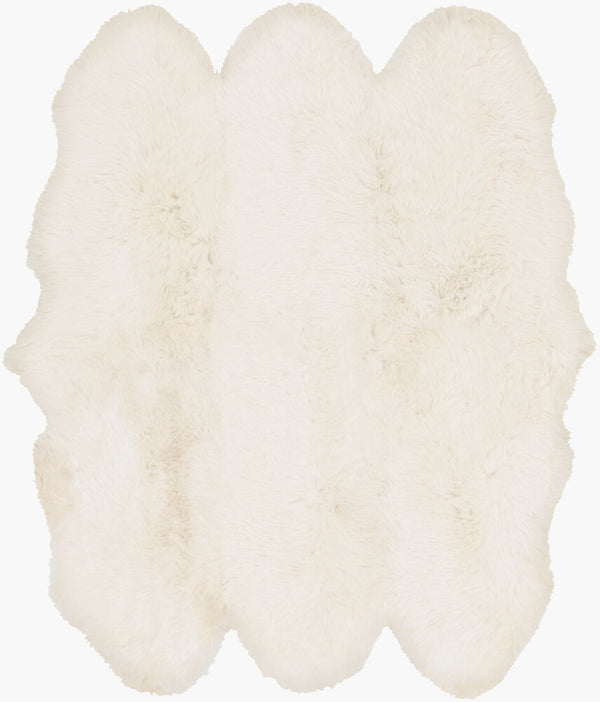 surya sheepskin shs 9600 ivory rug