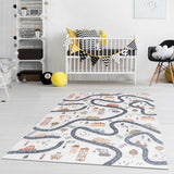 Hauteloom Mave HLLLMAVE8A1 Cream Machine Made Polyester Rug