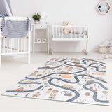 Hauteloom Mave HLLLMAVE8A1 Cream Machine Made Polyester Rug