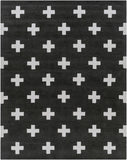 Hauteloom Shawanee SHWN Black Hand Tufted Wool Rug