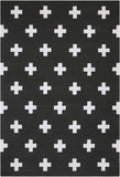 Hauteloom Shawanee SHWN Black Hand Tufted Wool Rug
