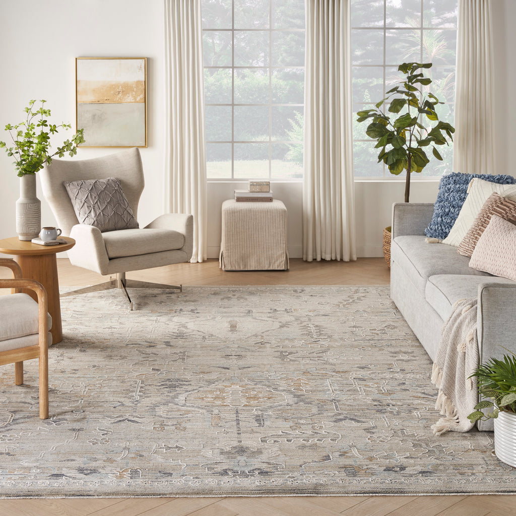 nourison lynx lnx02 ivory taupe rug
