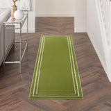 nourison nourison essentials nre02 green ivory rug