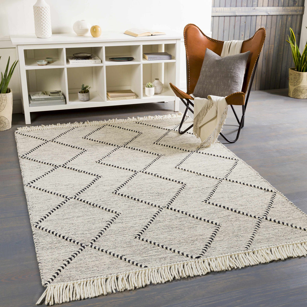 Hauteloom Siguinon SIGUI Black Woven/Flatwoven Wool Rug