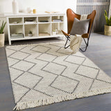 Hauteloom Siguinon SIGUI Black Woven/Flatwoven Wool Rug