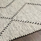Hauteloom Siguinon SIGUI Black Woven/Flatwoven Wool Rug