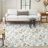 nourison nourison washables nwb05 ivory multicolor rug