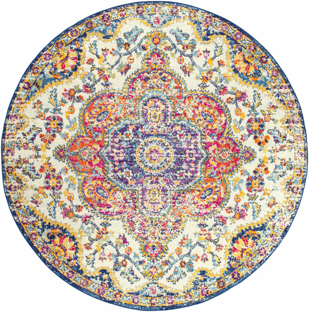 Hauteloom Simsbury SIM Light Gray Machine Made Polypropylene Rug