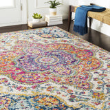 Hauteloom Simsbury SIM Light Gray Machine Made Polypropylene Rug