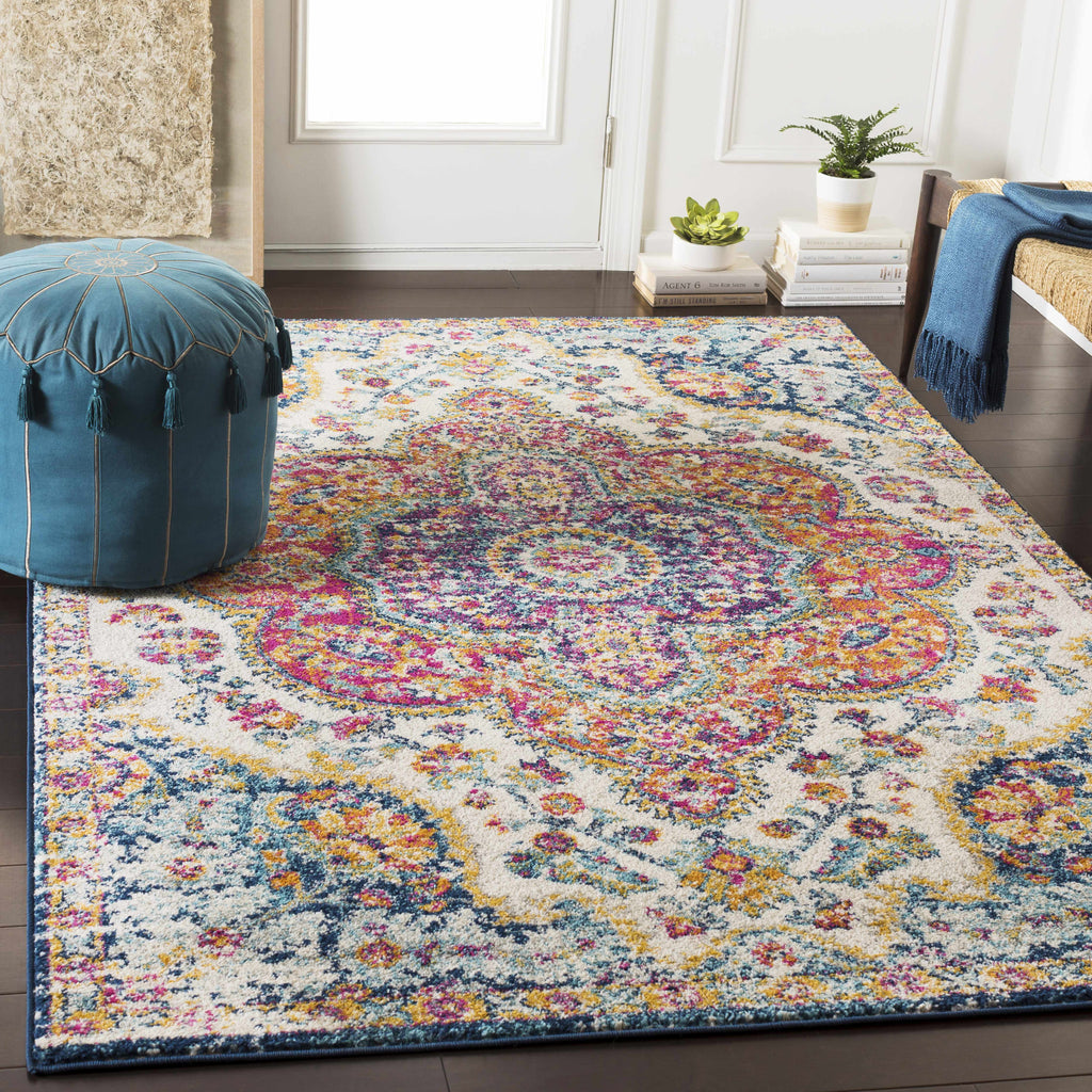 Hauteloom Simsbury SIM Light Gray Machine Made Polypropylene Rug