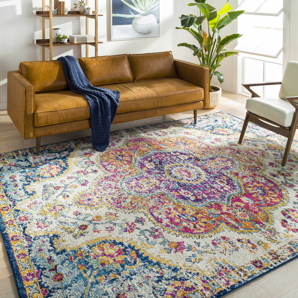 Hauteloom Simsbury SIM Light Gray Machine Made Polypropylene Rug