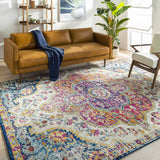 Hauteloom Simsbury SIM Light Gray Machine Made Polypropylene Rug