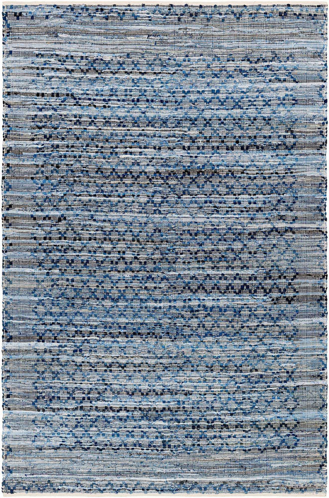 Hauteloom Goro SJEBGOROAA1 Silver Gray Woven/Flatwoven RecycledFabric Rug