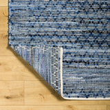 Hauteloom Goro SJEBGOROAA1 Silver Gray Woven/Flatwoven RecycledFabric Rug