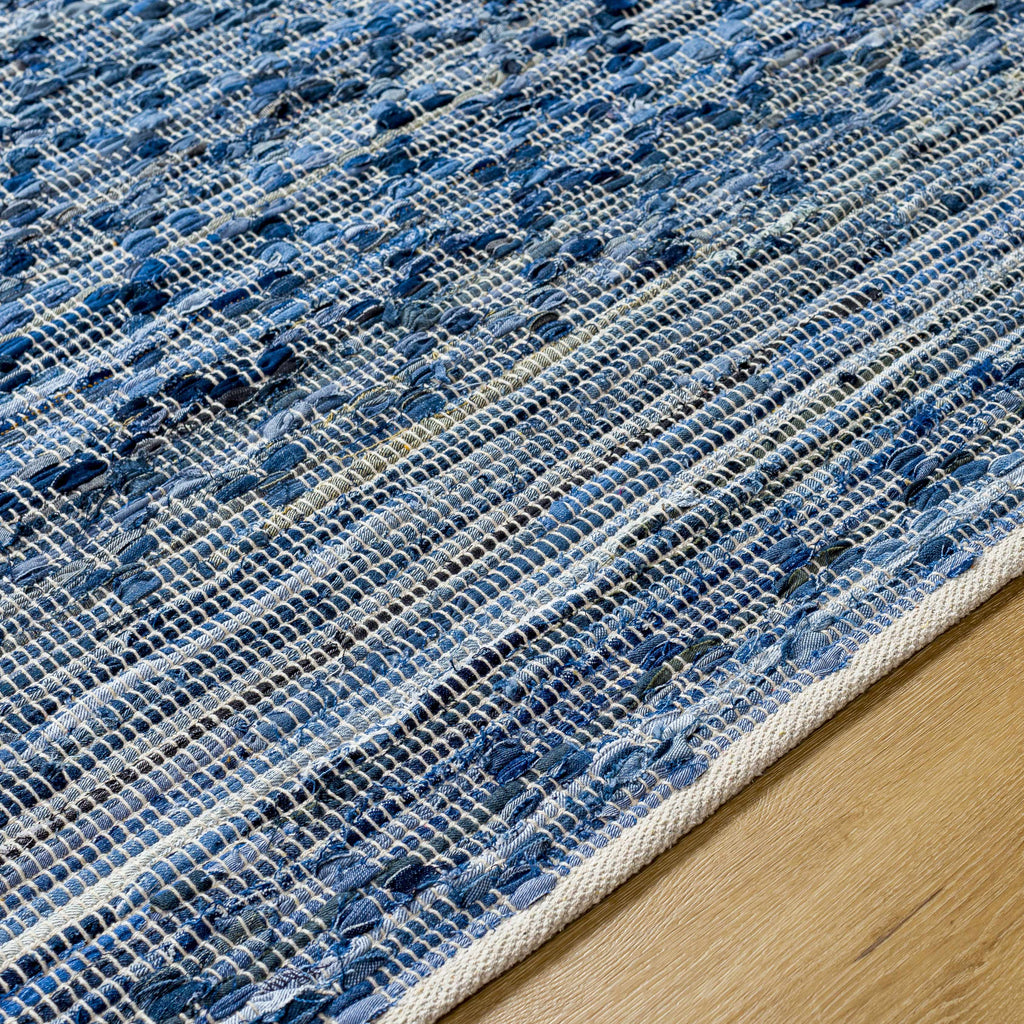 Hauteloom Goro SJEBGOROAA1 Silver Gray Woven/Flatwoven RecycledFabric Rug