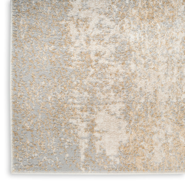 nourison ambiance ami03 ivory silver rug