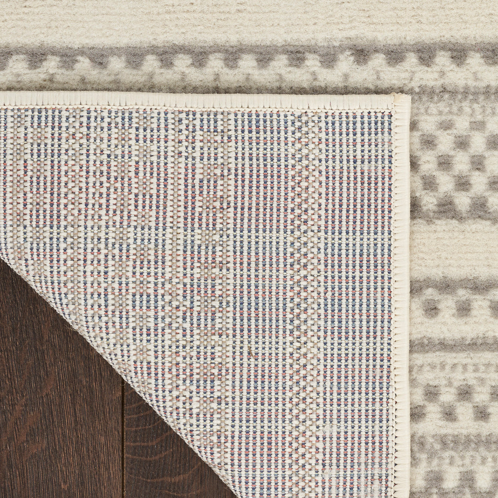 nourison grafix grf41 ivory grey rug