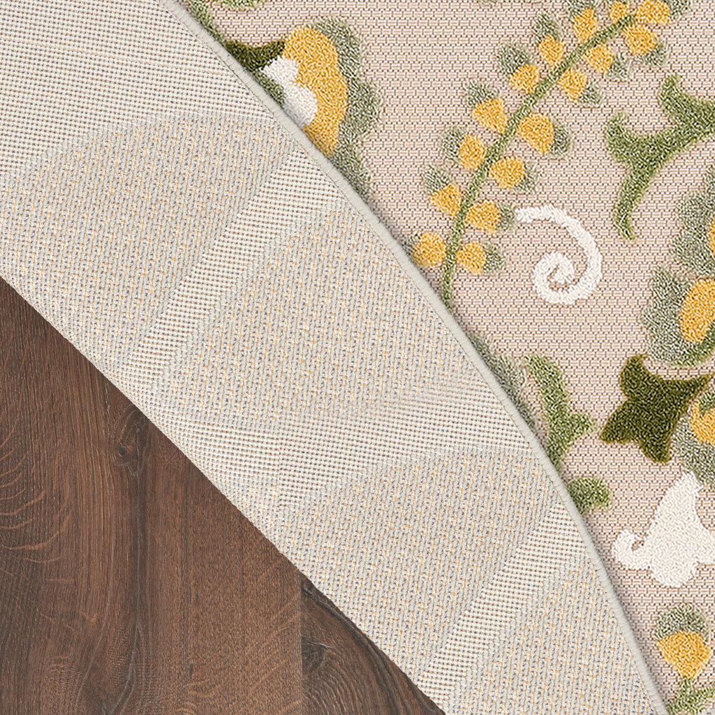 nourison aloha alh17 ivory green rug