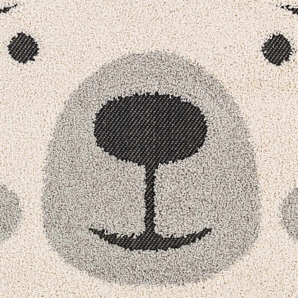 Hauteloom Aleda SKACALEDAA1 Black Machine Made Polypropylene Rug