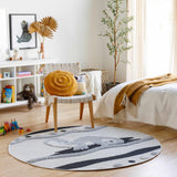 Hauteloom Arisa SKACARISAA1 Charcoal Machine Made Polypropylene Rug