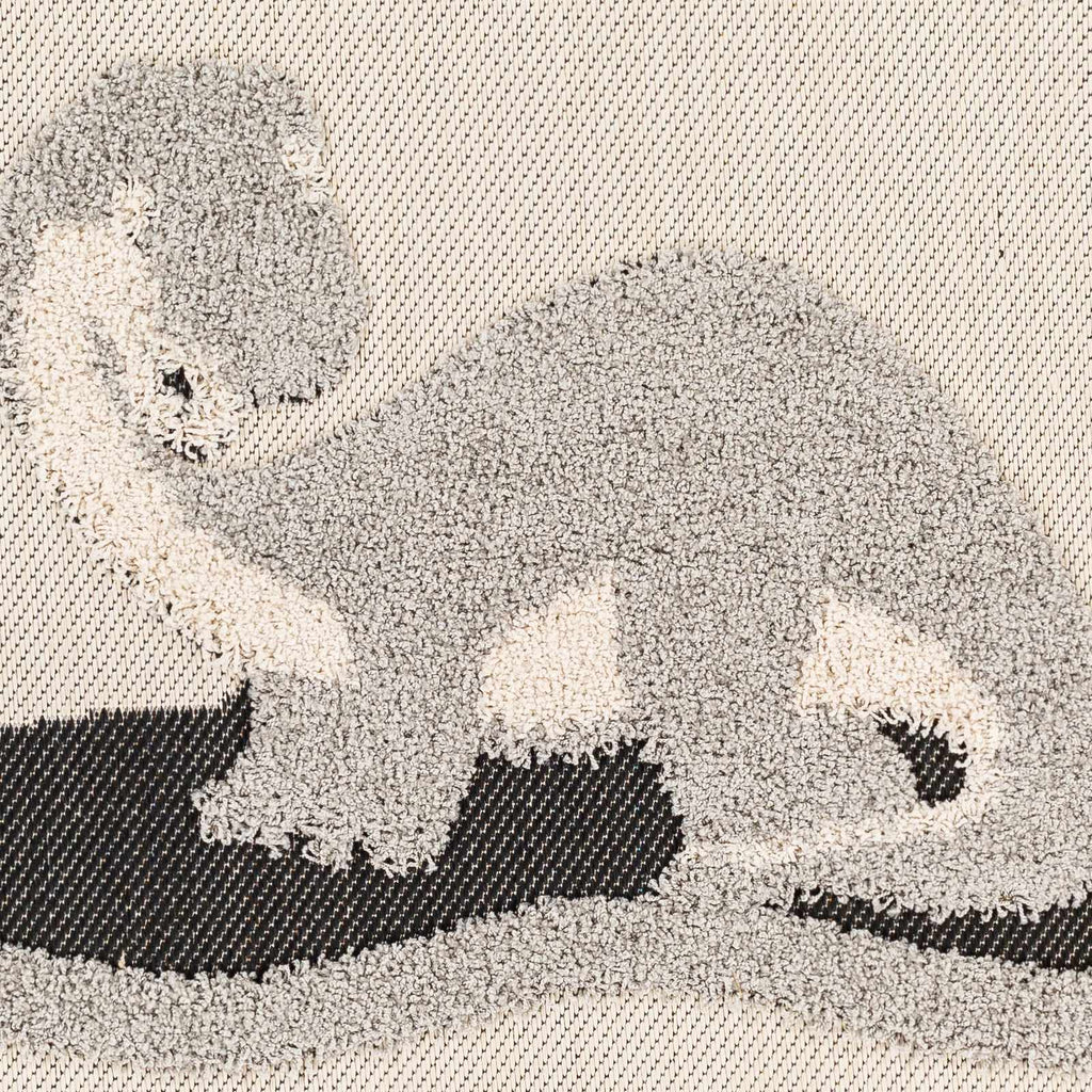 Hauteloom Arisa SKACARISAA1 Charcoal Machine Made Polypropylene Rug