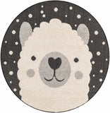 Hauteloom Vita SKACVITA8A1 Black Machine Made Polypropylene Rug