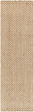 Hauteloom Aren SKEAARENJA1 Tan Woven/Flatwoven Jute Rug