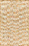 Hauteloom Aren SKEAARENJA1 Tan Woven/Flatwoven Jute Rug