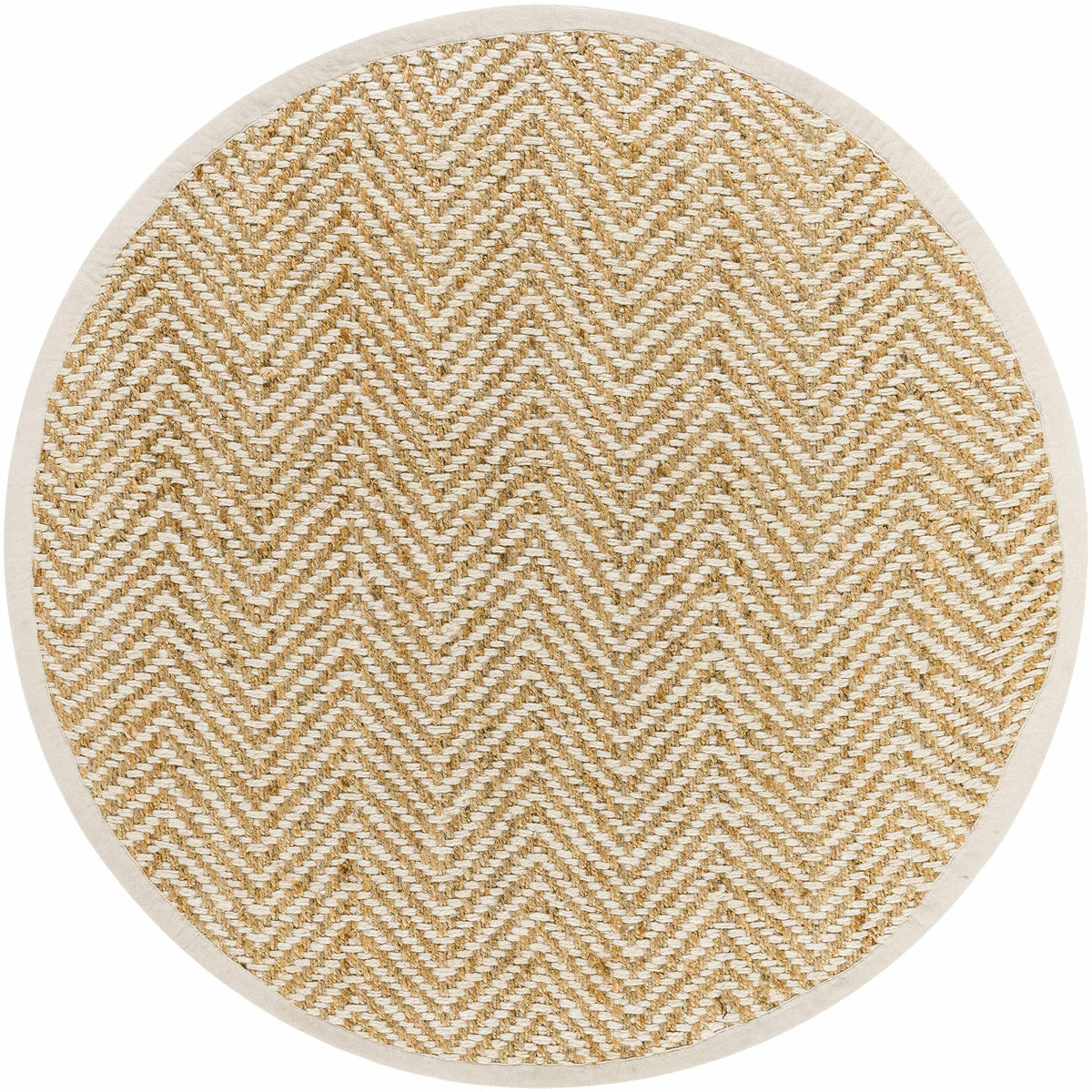 Hauteloom Aren SKEAARENJA1 Tan Woven/Flatwoven Jute Rug