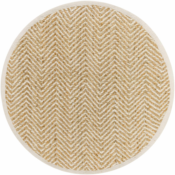 Hauteloom Aren SKEAARENJA1 Tan Woven/Flatwoven Jute Rug